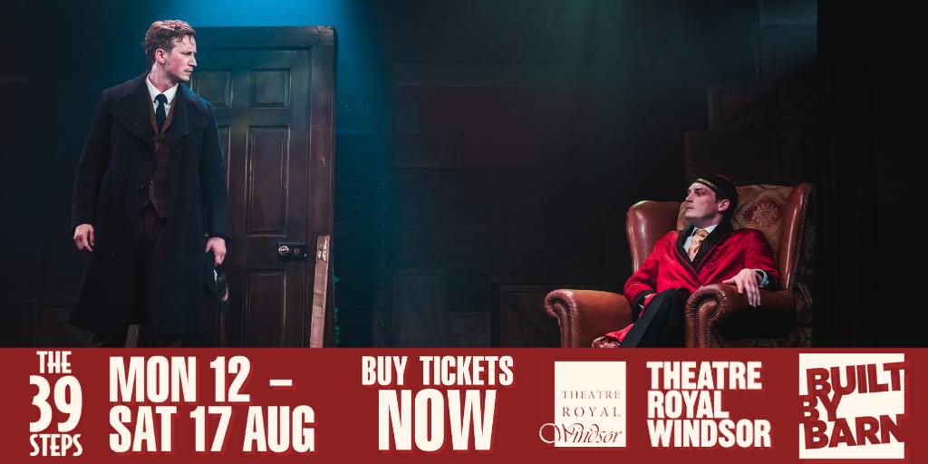 Barn39Steps's tweet image. Nearly time for our final matinee performance! What was your favourite part of our ⭐⭐⭐⭐⭐ #BuiltByBarn production of The 39 Steps at @TheatreWindsor?

Book Here: ow.ly/Fv1H50vidBF

#Windsor39Steps #BuiltbyBarn #Windsor #localtheatre