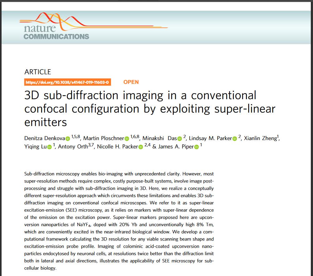 Denitza Denkova (@denitzadenkova) on Twitter photo We hope super-resolution is a step closer to become an everyday lab-tool 😊
Thanks for the multidisciplinary effort, team! <a href="/MPloschner/">Martin Ploschner</a>; <a href="/Minaksh25564947/">Minakshi Das</a>; <a href="/DoctaBlonde/">Lindsay Parker</a>; Xianlin; Lu; <a href="/tonyorth/">Antony Orth</a>; <a href="/profsugar/">Professor Sugar</a>; Jim; <a href="/CNBPscience/">CNBP</a>; @MQPhysAstro; <a href="/MQMolSci/">Molecular Sciences @Macquarie University</a>; <a href="/ResearchRMIT/">RMIT Research</a>; <a href="/NatureComms/">Nature Communications</a>; We hope super-resolution is a step closer to become an everyday lab-tool 😊
Thanks for the multidisciplinary effort, team! <a href="/MPloschner/">Martin Ploschner</a>; <a href="/Minaksh25564947/">Minakshi Das</a>; <a href="/DoctaBlonde/">Lindsay Parker</a>; Xianlin; Lu; <a href="/tonyorth/">Antony Orth</a>; <a href="/profsugar/">Professor Sugar</a>; Jim; <a href="/CNBPscience/">CNBP</a>; @MQPhysAstro; <a href="/MQMolSci/">Molecular Sciences @Macquarie University</a>; <a href="/ResearchRMIT/">RMIT Research</a>; <a href="/NatureComms/">Nature Communications</a>;