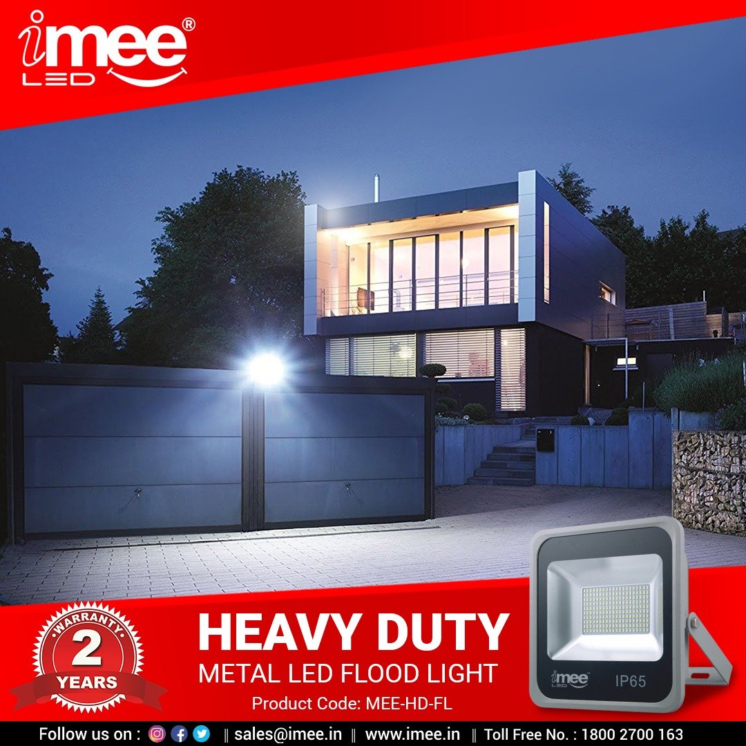 iMeeLED's tweet image. Light up your gloomy nights with iMee Heavy Duty Metal LED Flood Light and make it more brighter! 
#iMeeIndia #iMeeLED #HeavyDutyMetalFloodLight #DarkNights #MoreBrighter