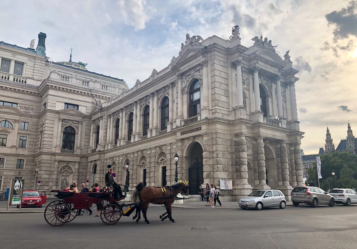 StasBurika's tweet photo. We met a lot of beautiful architecture in the downtown.The old buildings and horse wagons made us feel like in the middle ages :) https://t.co/jGmt7oEB3n