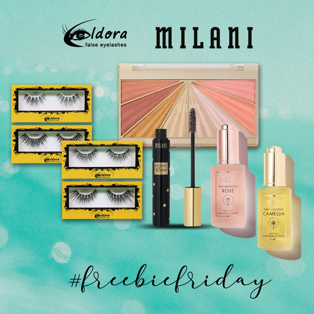 🙌GIVEAWAY🙌
We’ve teamed up with the lovely @eldorafalseeyelashes to give you the chance to win all these goodies to get your glow on 💕
To WIN:
1)Follow @milanicosmeticsuk &amp; @eldorafalseeyelashes 
2)Like this post 
3)Tag your besties!