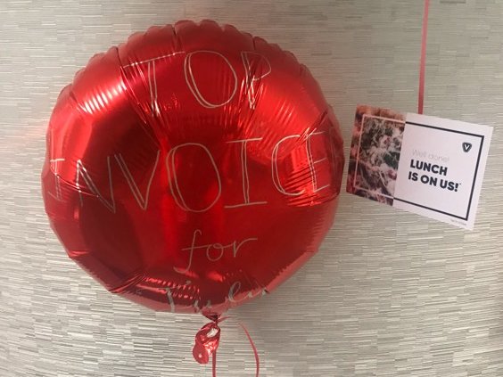 VolumeLtd's tweet photo. Congratulations to our top invoicers for July! 🎉
Enjoy lunch on us😃 

#LifeAtVolume #TopInvoicers #RewardandRecognition https://t.co/hOSgFheqch