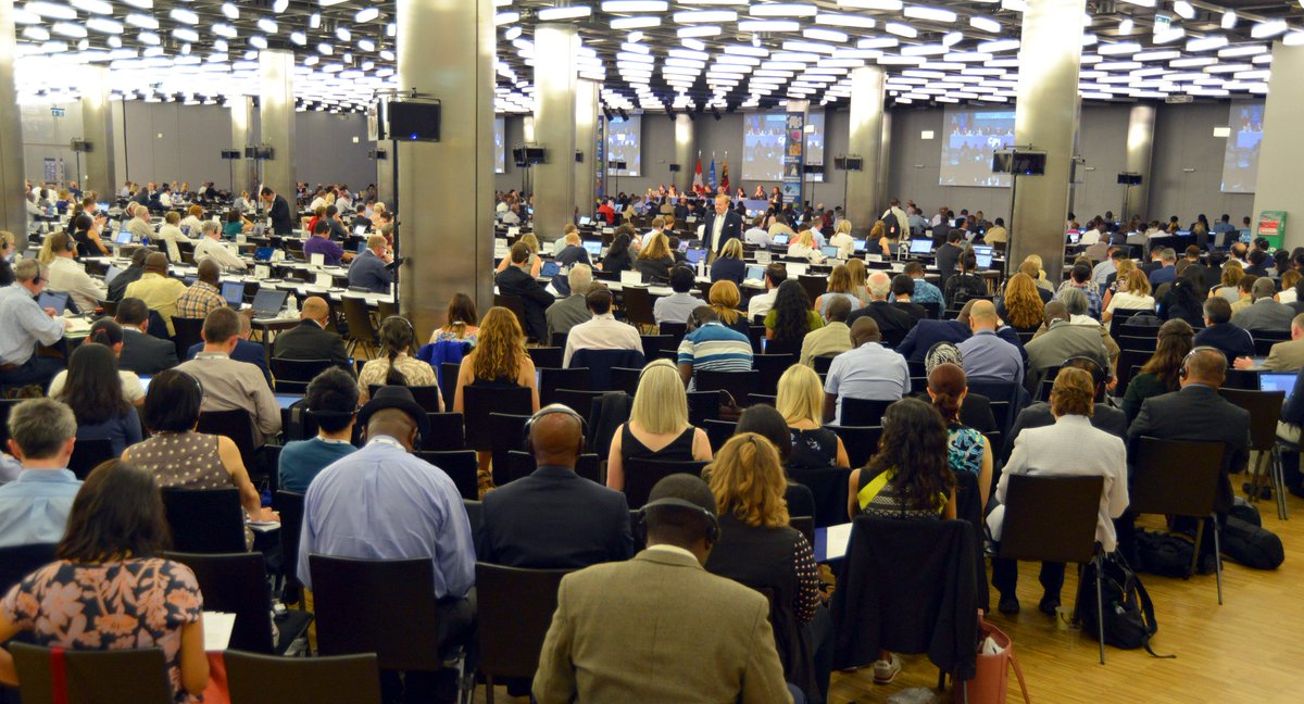 #HappeningNow Full-house attendance of the 71st meeting of the #CITES Standing Committee, just one day before #CITESCoP18 kicks off tomorrow. #SC71
