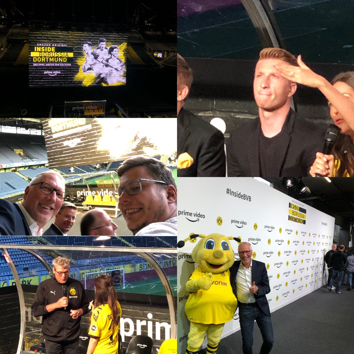 #BVB #ESEt...#amazon prime Inside Dortmund ist ab heute zu sehen. Ich hatte bereits am vergangenen Mittwoch das Vergnügen gemeinsam mit Fans und Spielern den zweiten Teil der großartigen Doku im Signal Iduna Park vorab zu sehen. #EureLiebeIstSicher
