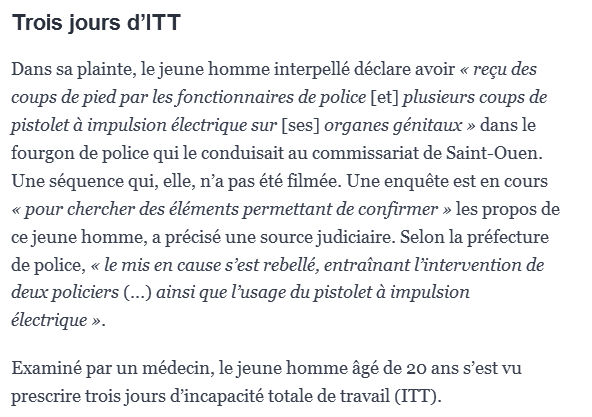 pauvreencolere's tweet photo. #info #SSD #SSD93/#SSD95
Saint-Ouen:3 #plaintes déposées contre les #policiers d #CSI 93=#CSI93
loupés,ce qu'on appelle #bavures,doivent être punis ou il y aura #vengeance 1jour L jeune irons a la mitraille VS police!#totoutard
#Marseille #paris #mafia #peuple #dealer
#saintouen https://t.co/VBMHIjrsJO