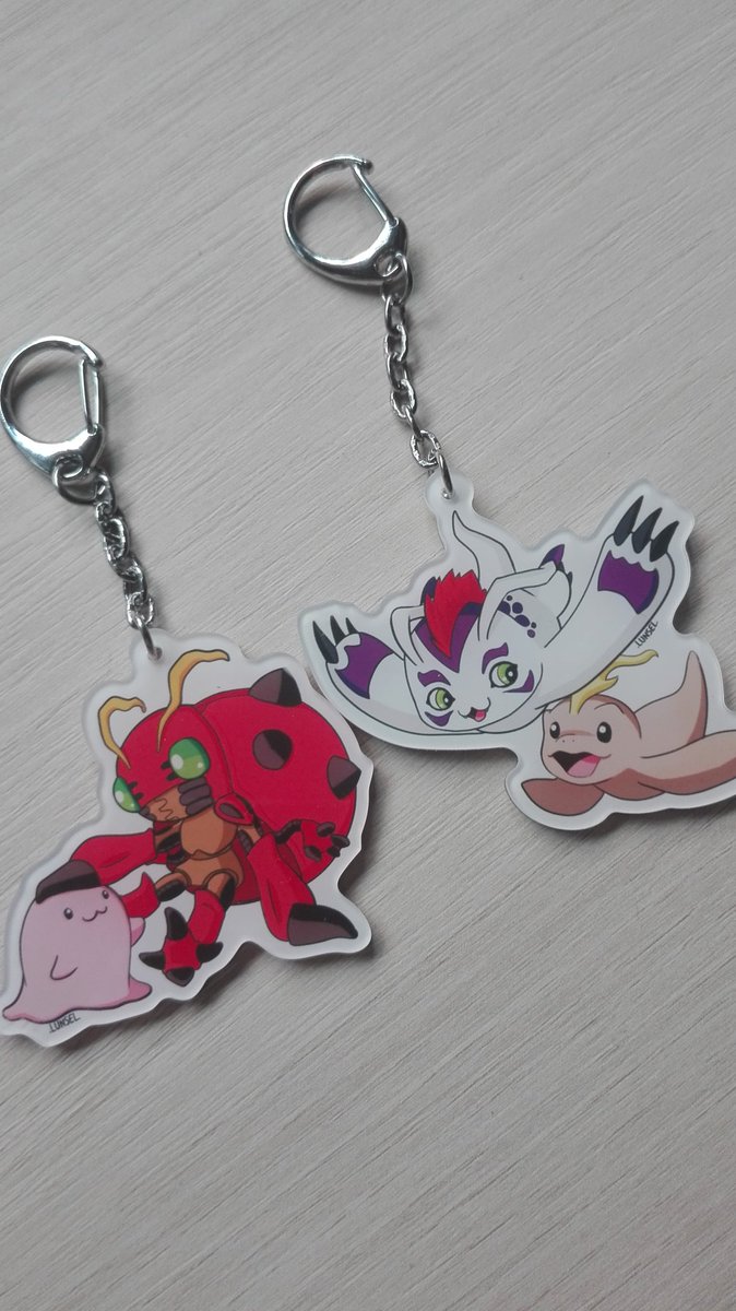 LunaSelenium's tweet photo. Tentomon and Gomamon. I love this keychains, but they aren't very popular.T__T I know there are lot of fans of theirs. Maybe i will remake only by request. If you are interested DM me.

#digimon #tentomon #gomamon #bukamon #mochimon #digimontri #digimonadventure #digimonfanart https://t.co/I6nm7ShUtS
