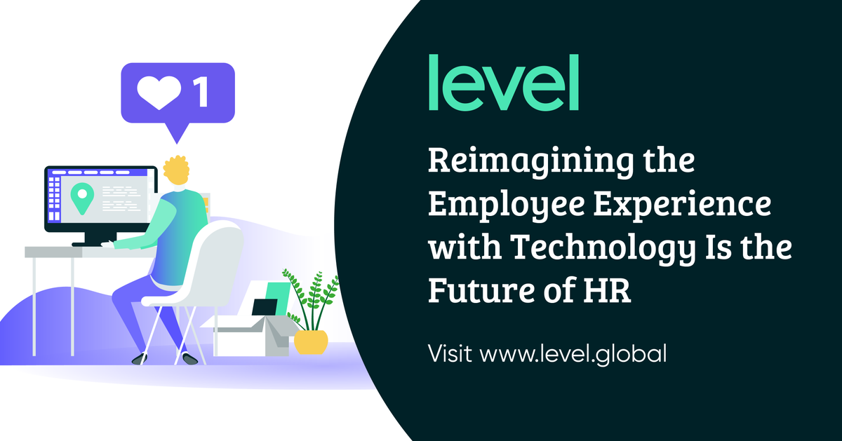 levelplatform's tweet photo. With technology paving the way, the future of #HR is meeting business goals and providing an engaging employee experience, at the same time. See how #intelligentautomation can help in this week's blog https://t.co/BTIXdkATLJ https://t.co/p56DBogAl2