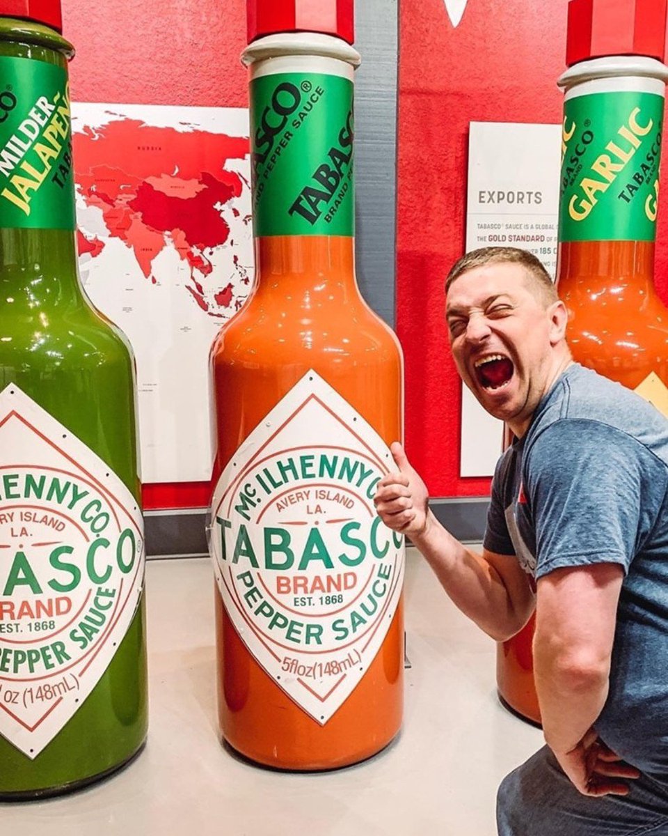 A_Island's tweet photo. How we feel about Friyay!
๐ธ: @aeqgarcia
#AveryIsland #AveryLife #TABASCO #TABASCOFactoryTour #LouisianaTravel #Discover #Explore #Experience #SeekMoments #Friyay https://t.co/ppTWI6Aqm5