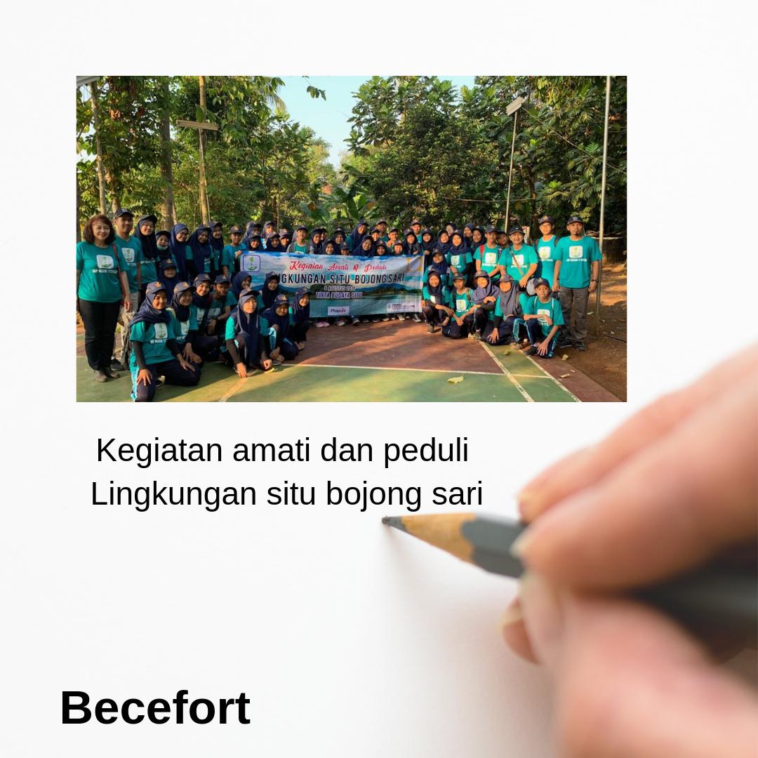 Becefort's tweet photo. Becefort dalam rangka mendorong terciptanya pengetetahuan, kesadaran terhadap kebersihan &amp; kesehatan lingkungan bersama  SPMN 17 Depok melakukan edukasi untuk ikut bertanggung jawab dalam pelestarian lingkungan hidup yang bersih dan sehat.

#bebaspolusi
#becefort
#suplemenvitamin https://t.co/C3sx1jknwX