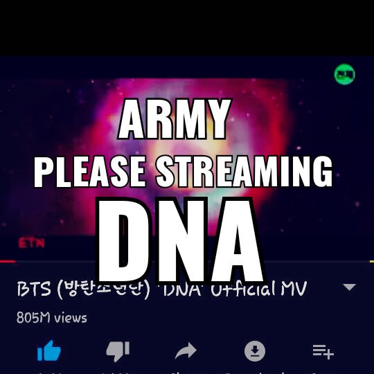 btsforbetterlif's tweet photo. #ARMY please stream #DNA
#DNAcomeback1B
#streamingdna https://t.co/M2YMRMl2jS