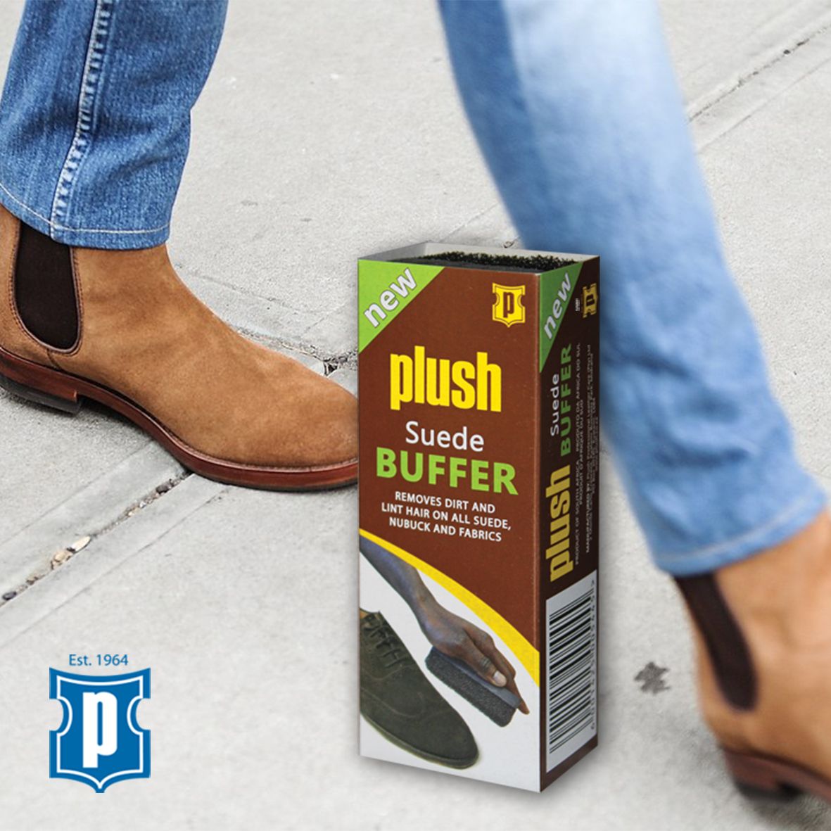 Plush_ZA's tweet photo. BE MORE REFRESHED & REVIVED with Plush Suede Buffer. Your suede will always look this good. #RefreshandProtect https://t.co/8QxV4AhA62