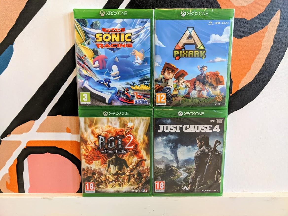 PLAION_BNL's tweet photo. 📣 We hebben de 1000 volgers bereikt! Allen bedankt!

Zoals beloofd geven we Team Sonic Racing, PixArk, A.O.T. 2: Final Battle en Just Cause 4 weg op PS4 of Xbox One. Wat moet je doen? Retweet deze post en geef aan welk platform jouw voorkeur heeft. Let op: Alleen 18+! https://t.co/Ww0pPGlgKR