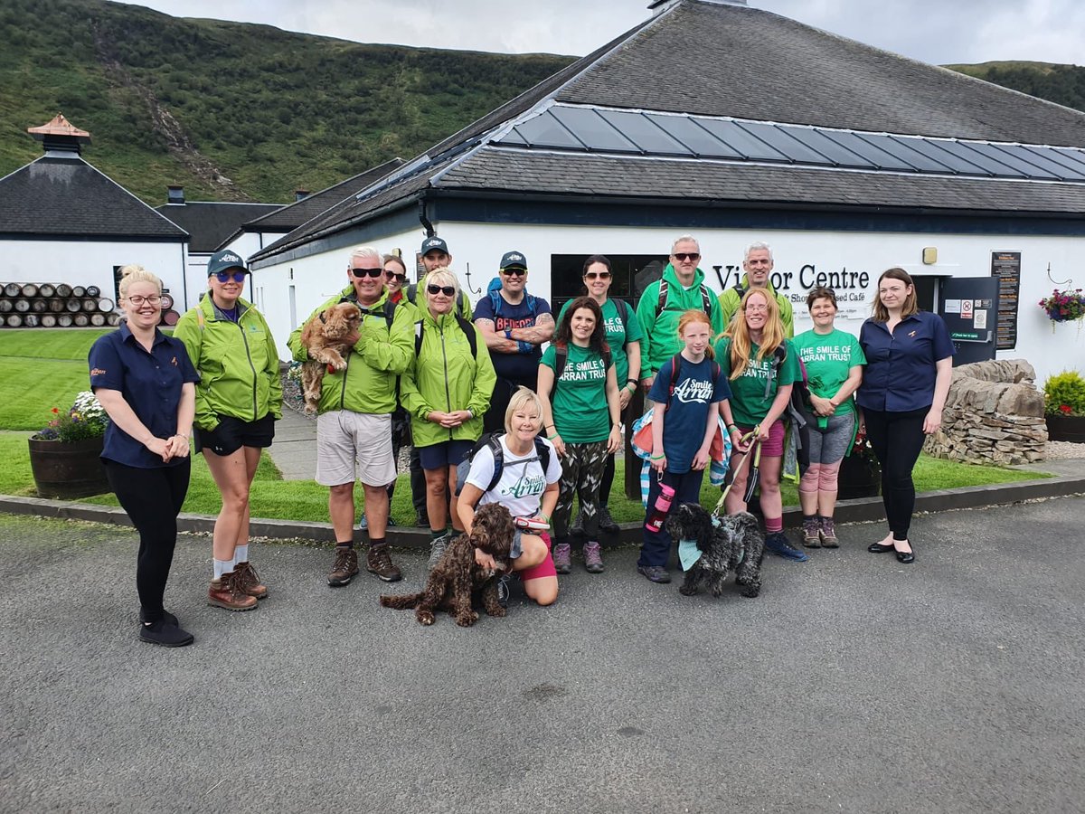 Smileofarran (@smileofarran) on Twitter photo Our start point at the <a href="/Arranwhisky/">Arran Whisky</a> distillery thanks for your continued #charity support Our start point at the <a href="/Arranwhisky/">Arran Whisky</a> distillery thanks for your continued #charity support