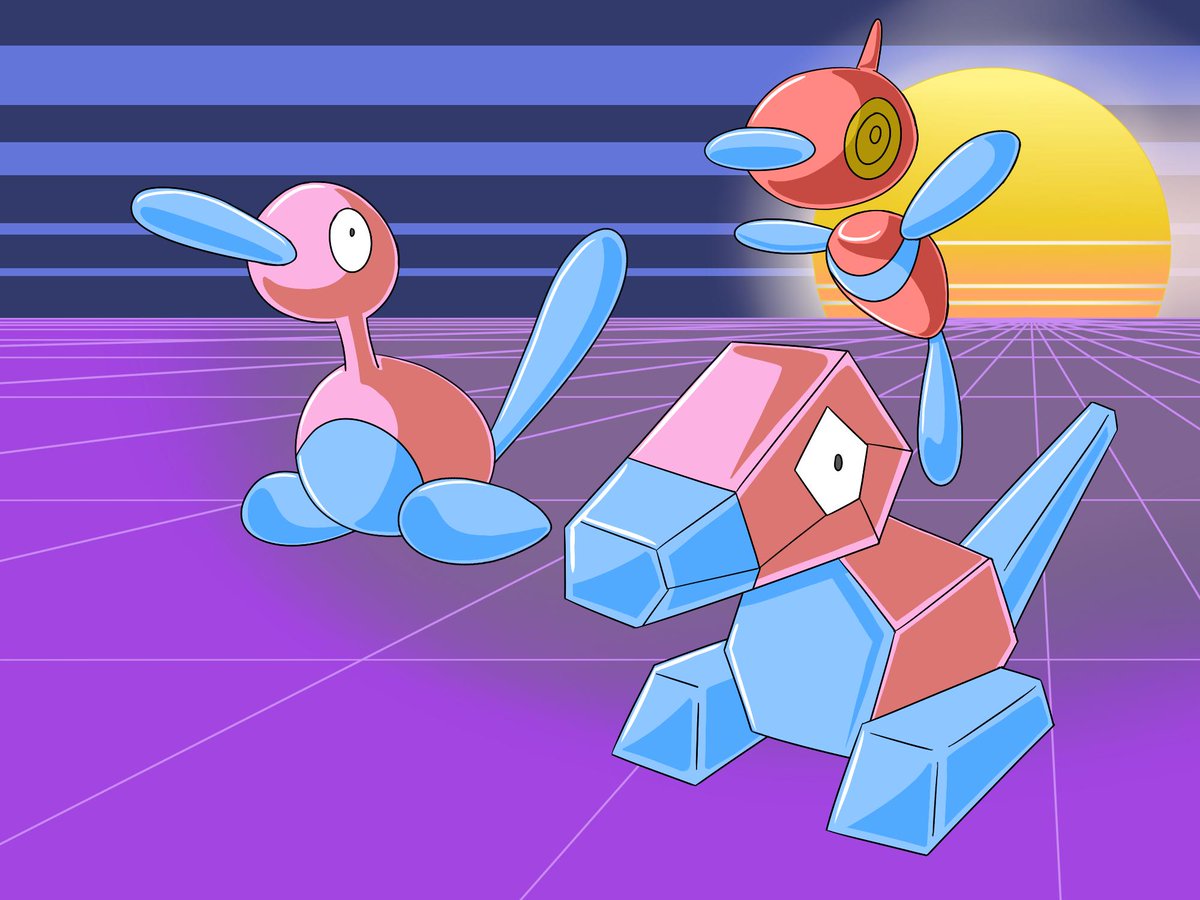 M.Knight в Твиттере: "The Porygon evolution group with some 