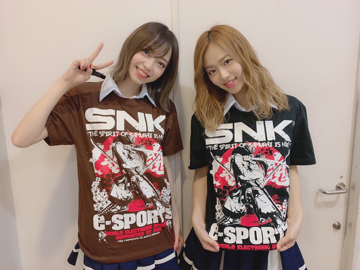 #シンラバンゲー 終わりました💛💛
ありがとうございました☺️！！

#SAMURAISPIRIT #サムライスピリッツ 
では4人でトーナメントして
勝ったぜえ👩🏼🔥🤟
Tシャツも頂いちゃいましたぁ❤️

あんちゅとお揃いコーデぢゃん❣️
楽しそう🥳💓

#釣りスピリッツ もお魚以上の物も
釣れてageでした🤗🎣ぽんぽーん