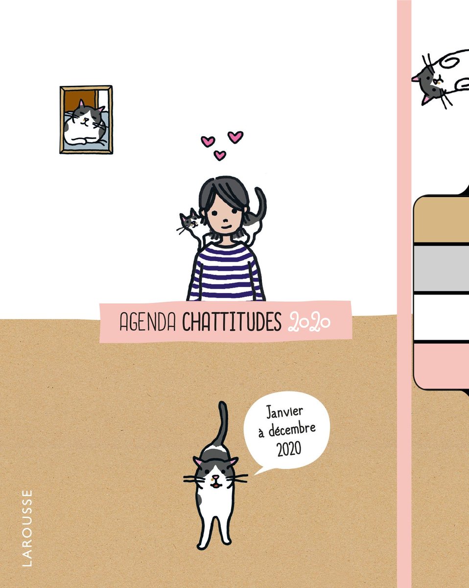 Belleviedechat's tweet image. À l'occasion de l'anniversaire d'Oliver 🎂 #Concours avec Larousse 😻 RT + FOLLOW @Belleviedechat 😺 Tentez de gagner un Chat'lendrier 2020 + un agenda Chattitudes 2020 pour la #rentrée 📚 TAS d'1 gagnant le 30/08 à 18H. Concours réservé à la France métropolitaine.