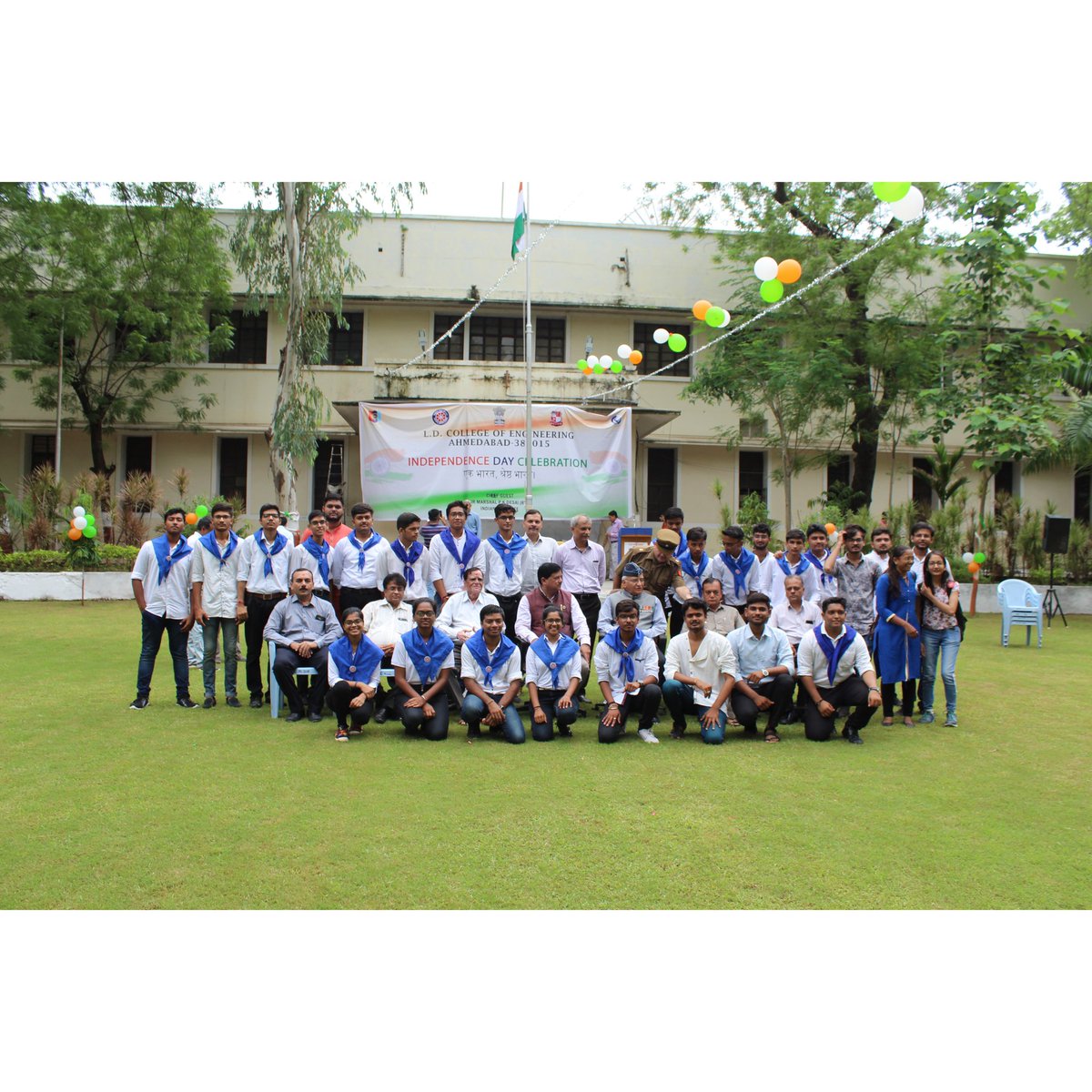 On this special occasion , a symbolic tree plantation was done by our chief guest &amp; respected dignitaries.

The cultural performances by volunteers and fellow students of LDCE was a charming end to the proceedings of the ceremony. #nssindia