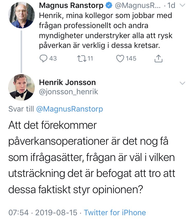 Antitesen's tweet photo. Henrik Jonsson:

- Ryssarna kastar sina pengar i sjön. Det vet jag. Tror jag. Kanske. #Killgissa https://t.co/bixXmasV4B