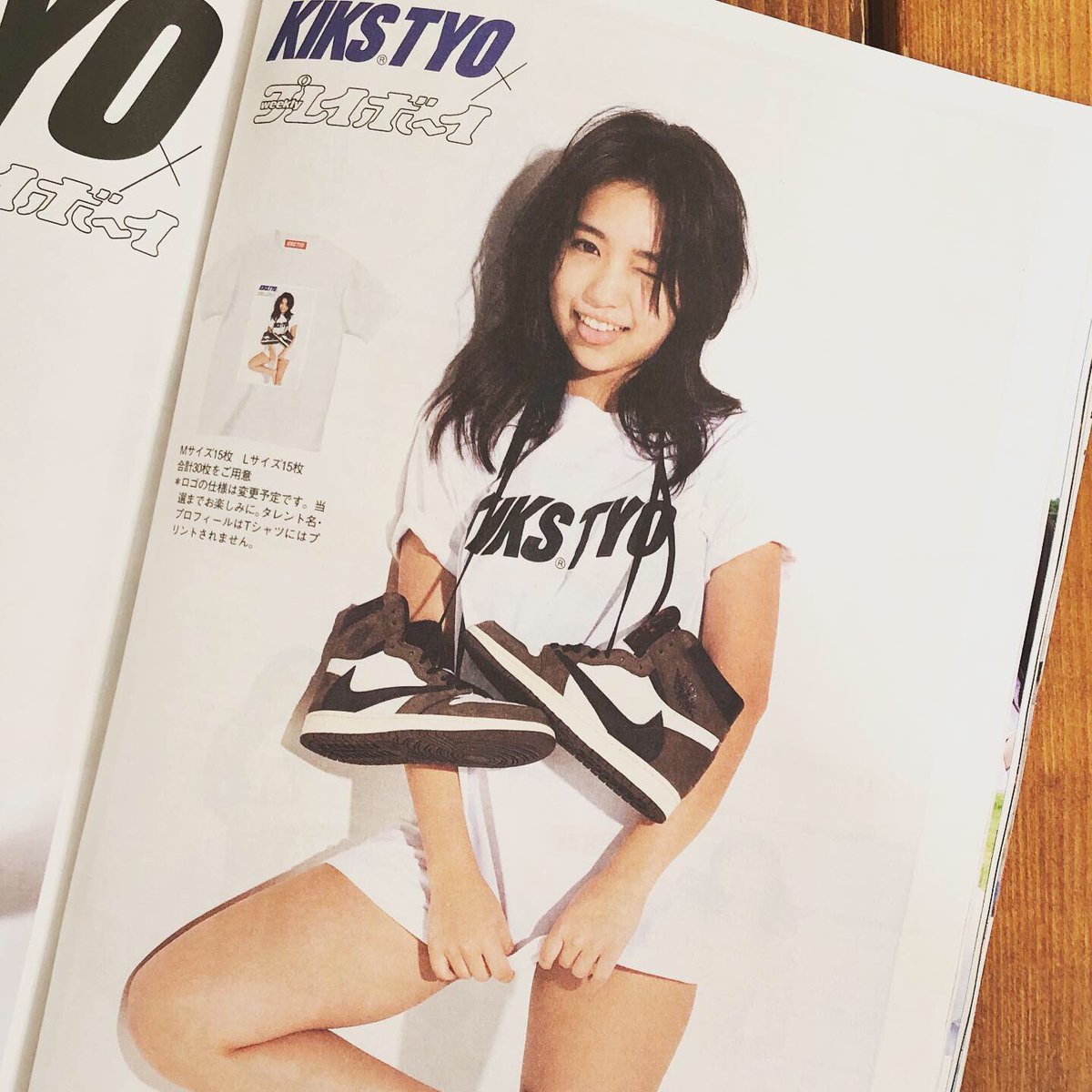 NEW KIKS GIRLS TEE！ 今回は週刊プレイボーイとスペシャル連動企画