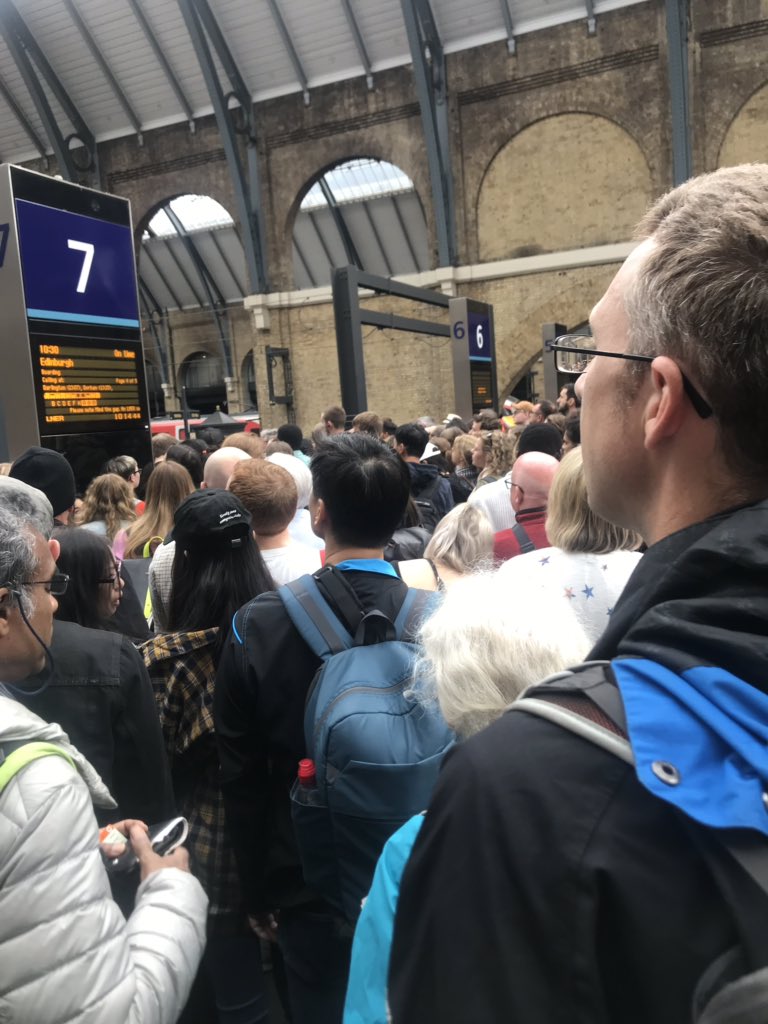 laurenaweeks's tweet photo. @VirginTrains that was a shit show https://t.co/xLn5Gq9XsO
