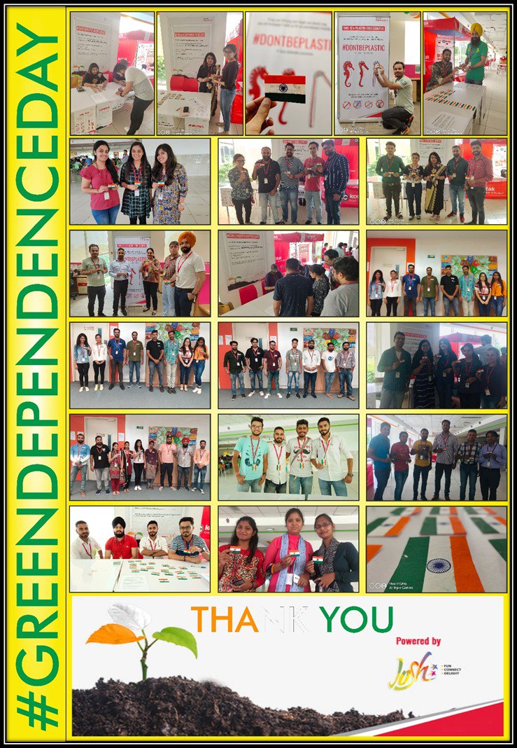 JoshChandigarh's tweet photo. Seed Flag distribution this Independence Day..
Don't throw, let me GROW.
#Greendependence #Sustainability #rechargeearth #Dontbeplastic #save #environment #companywithapurpose
@C_P_Gurnani
@meenubagla @Harsh_Soin @kalpanadivadkar @Genevieve_Lobo @vrindapisharody  @yatish57 https://t.co/CZFWpKgE6C