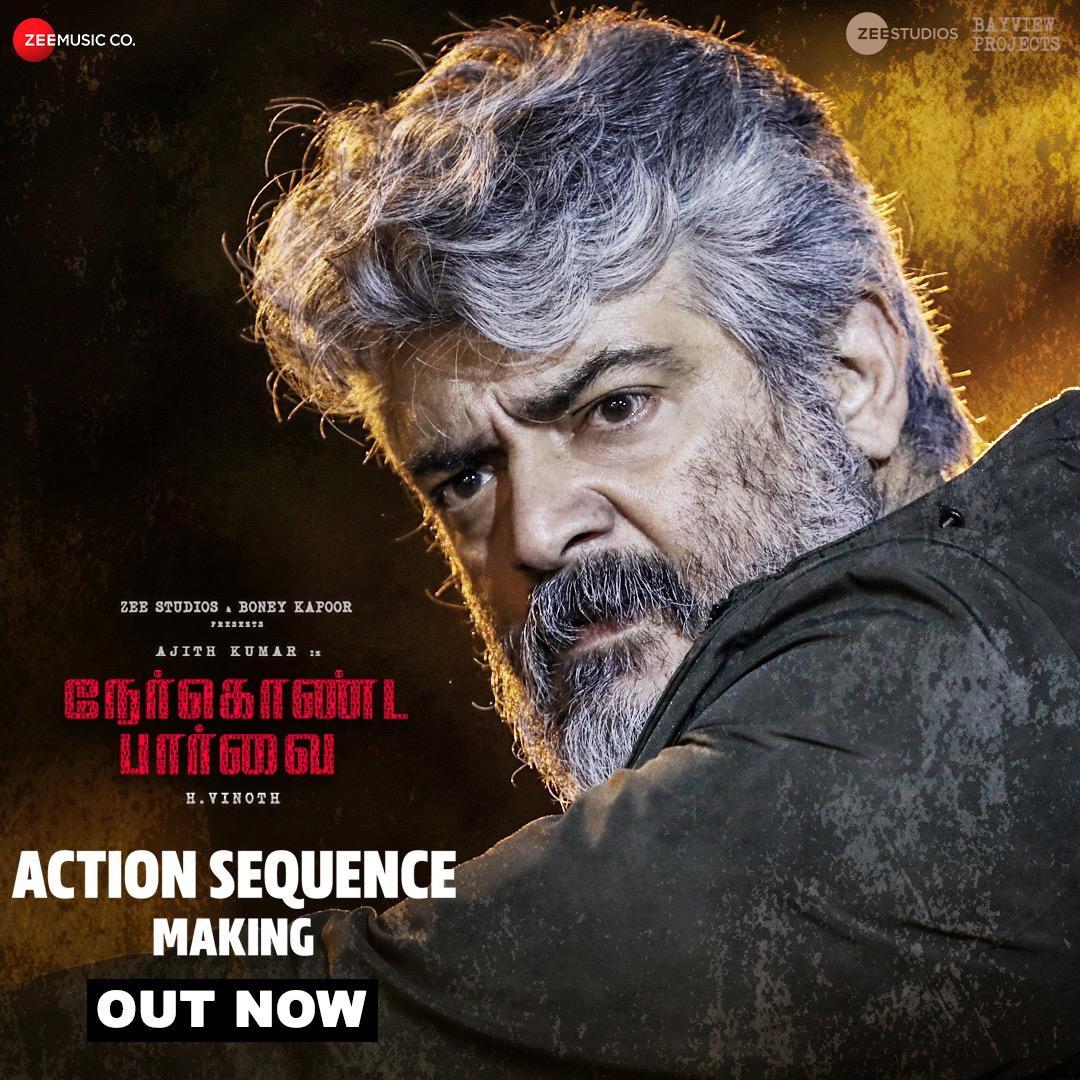 BoneyKapoor's tweet photo. Lights, camera, ACTION! 🎬
Here's a look at what went in the making of the action-filled sequence from #NerkondaPaarvai!
#TheeMugamDhaan
https://t.co/xiCVxG3qVR

#AjithKumar #HVinoth #BayViewProjects @SureshChandraa @ShraddhaSrinath @thisisysr @nirav_dop @dhilipaction https://t.co/jxxIW24O1C