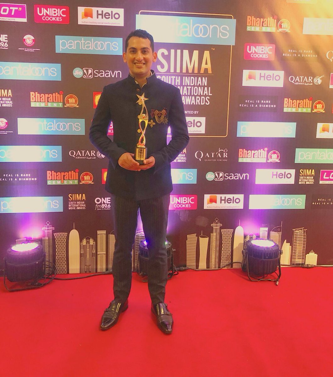 LostNFoundFilms's tweet photo. Congrats @DanishSait on winning the @siima best debutant award for #HumblePoliticianNograj 

@PushkarFilms @ParamvahStudios https://t.co/gm3bRzysE8