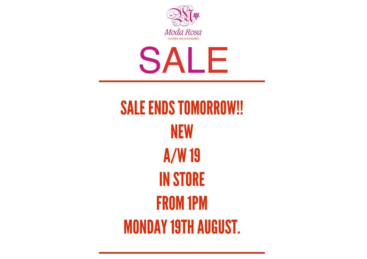 SALE ENDS TOMORROW!! #lastchance #dontmissout