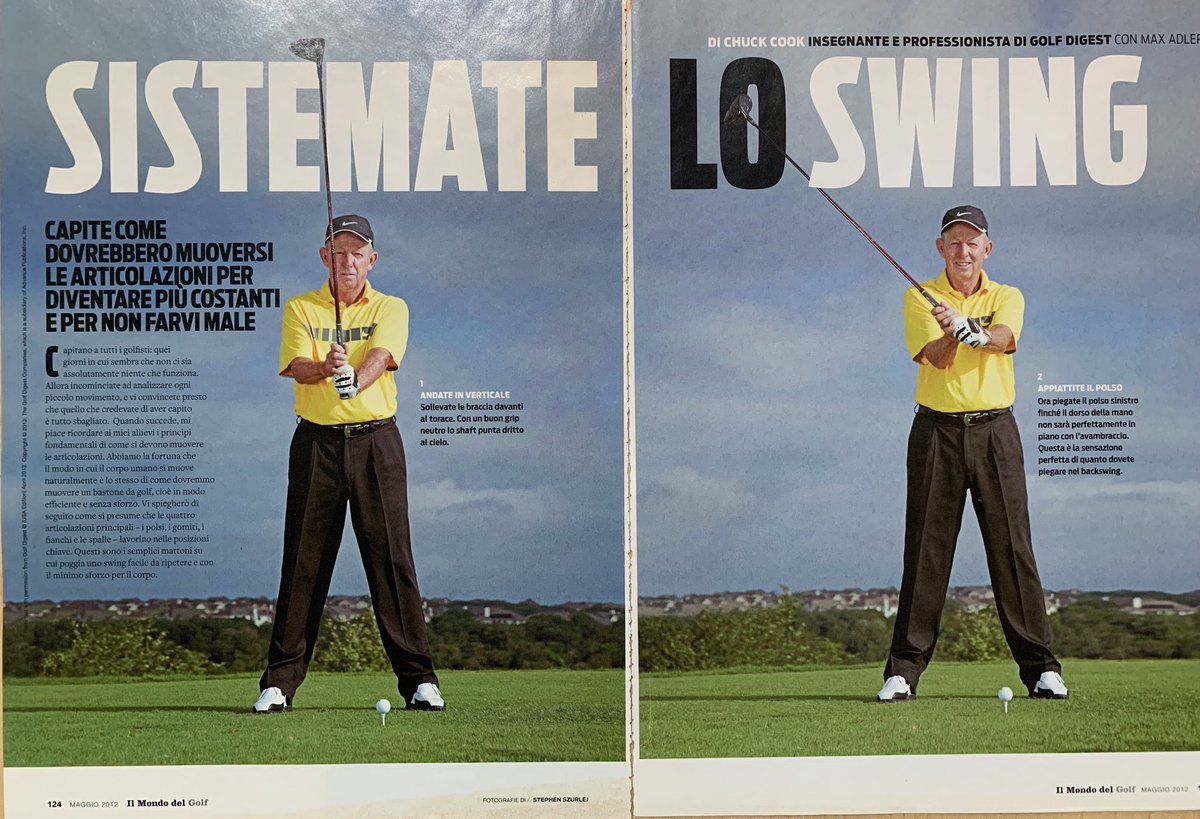 ZanardelliGolf's tweet photo. Da un vecchio numero di Golf Digest, piccole perle di saggezza dal mio coach preferito. #ChuckCook https://t.co/rJ5J5j0NIY