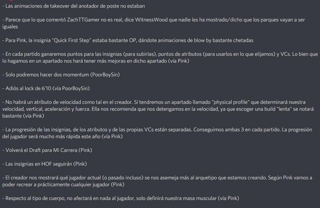 diego2k35's tweet photo. Más info aquí debajo de lo que se ha ido comentando.

También me he tomado la molestia de intentar traducir/descifrar esta maravillosa aportación de un chico de Reddit sobre el MyPlayerBuilder https://t.co/JgmV8dnKn1

https://t.co/Exo2xhxfMy https://t.co/nOKmadlICv