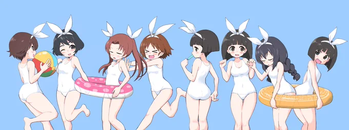 夏、白、大洗 