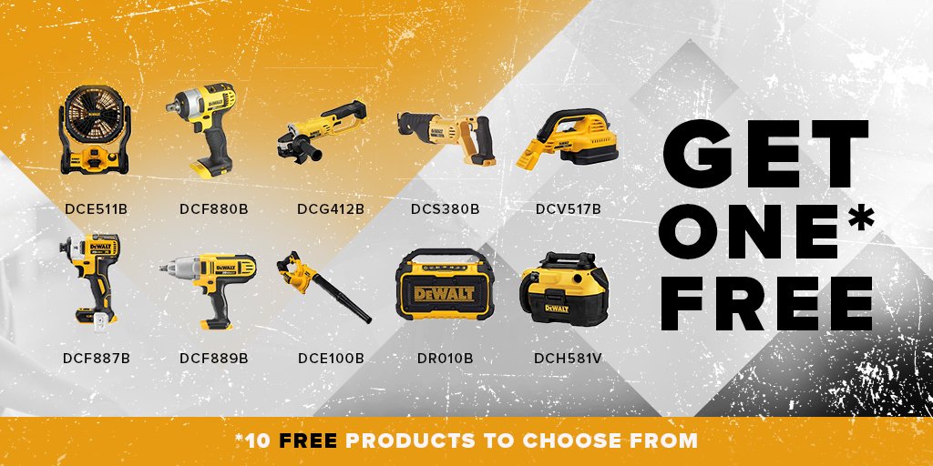 NLDistributors's tweet photo. BOGO sale on now at NL Distributors, featuring some of @dewalt_ca best selling kits and bare tools! 🔧

Promo #1 has 4 kits &amp; 10 tools to choose from. Head to the August flyer to see all products available: https://t.co/RPdTW5vUWj

Sale ends August 31st, 2019. #yyt #dewalt #bogo https://t.co/zDG6S4nxF7