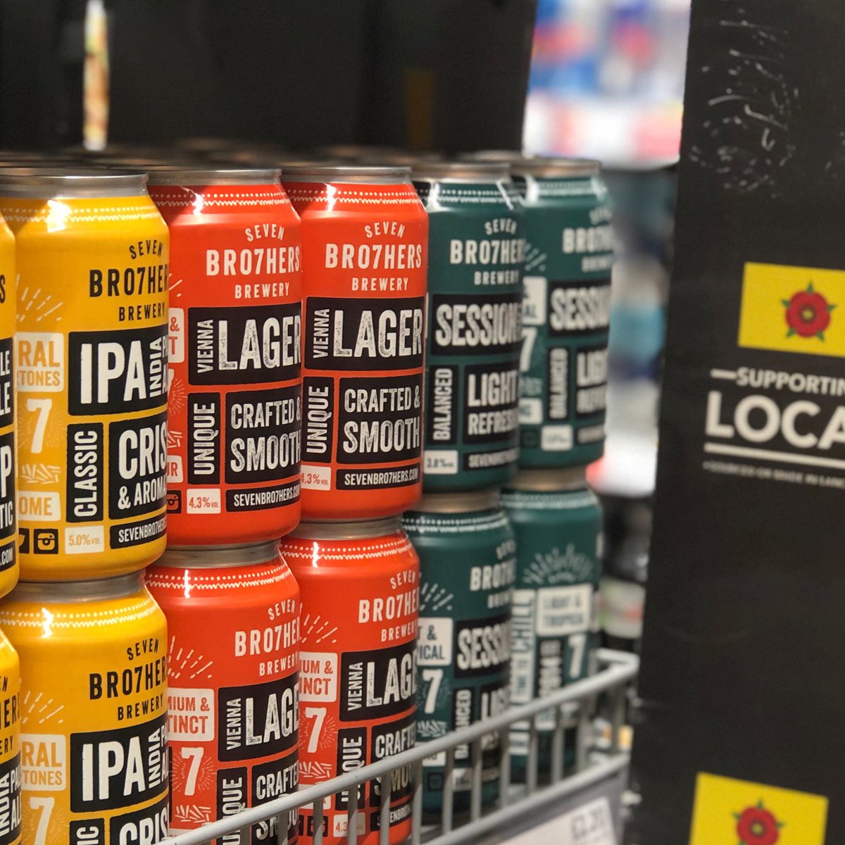 SEVENBRO7HERS's tweet image. You can now find cans of our #ipa #lager and #sessionpaleale in @coopuk #northwest regional stores 🍻 
#supportlocal #craftbeer #sevenbro7hers #coop