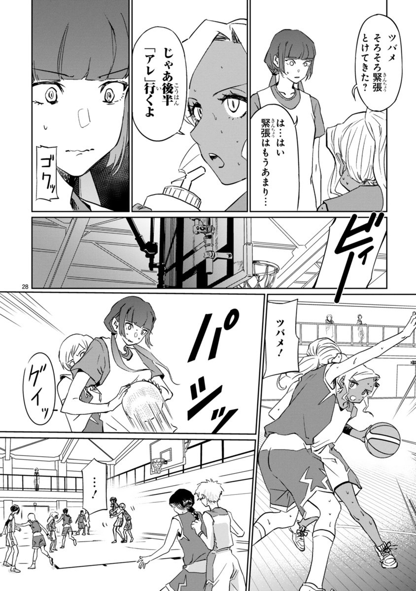 大きいのに運動音痴な女の子が、ちびっこ褐色な先輩に見惚れて女子校でバスケを始める話⑦ 