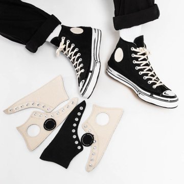 black converse footlocker