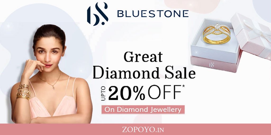 ZoPoYoIn's tweet photo. Great Diamond Sale!! Buy the beautiful diamond jewellery from @bluestone_com and enjoy up to 20% OFF.
Check it here: https://t.co/QMoT8xTvPx
#bluestonecoupons #bluestoneoffers #jewelleryoffers #onlinejewellery #jewellerysale #onlineoffers #savemoney #ShopWithZopoyo https://t.co/vJU3KLqvjs