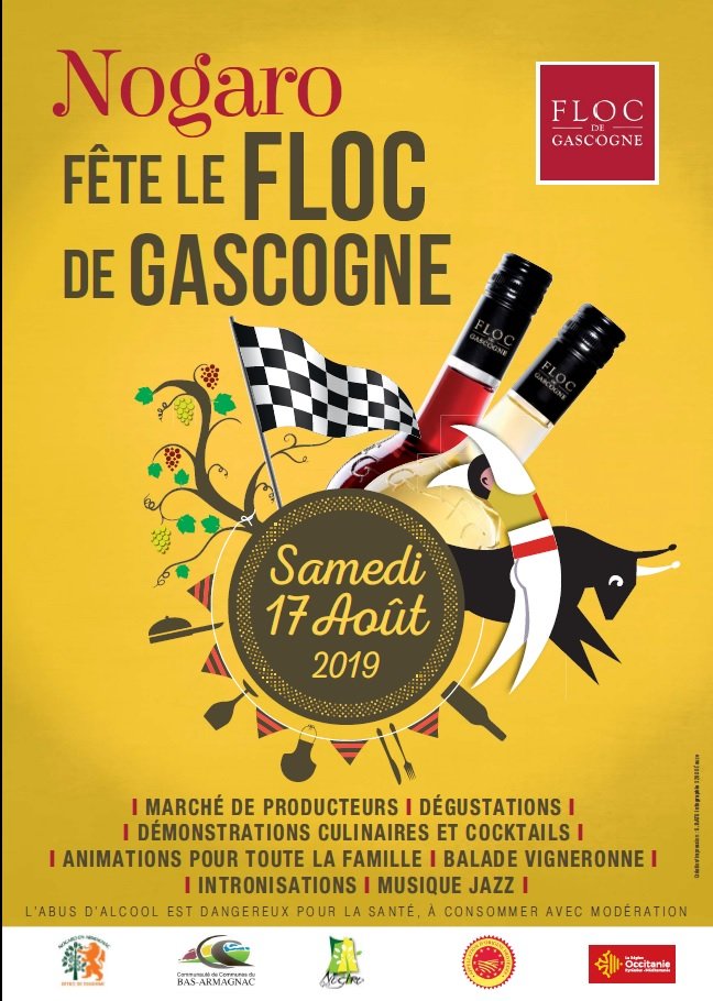 J-1 avant la 1è édition de la fête du <a href="/FlocdeGascogne/">Floc de Gascogne</a> à #Nogaro! Durant les fêtes locales, venez apprécier cet apéritif Gascon et Gersois avec des animations et dégustations toute la journée. On compte sur votre présence! Programme complet ici -> cutt.ly/QwsEk2b 🍸😋🥳