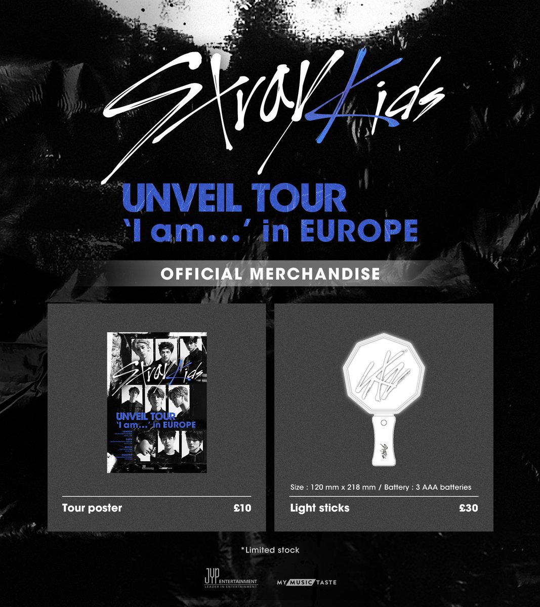 _mymusictaste's tweet photo. Stay!!🥁

 Say no to concert withdrawal side effects by getting Stray Kids UNVEIL TOUR 'I am …' in EUROPE  official merchandise available now on sale 👉https://t.co/8Nuxpu5EdC

#StopWishingStartMaking #StrayKids #스트레이키즈 with #MyMusicTaste #StrayKidsinEurope #UnveilTour https://t.co/fDPo8mF3Eo