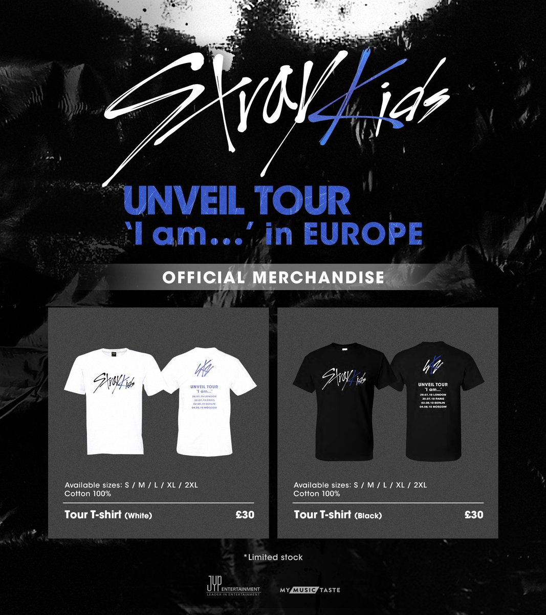 _mymusictaste's tweet photo. Stay!!🥁

 Say no to concert withdrawal side effects by getting Stray Kids UNVEIL TOUR 'I am …' in EUROPE  official merchandise available now on sale 👉https://t.co/8Nuxpu5EdC

#StopWishingStartMaking #StrayKids #스트레이키즈 with #MyMusicTaste #StrayKidsinEurope #UnveilTour https://t.co/fDPo8mF3Eo