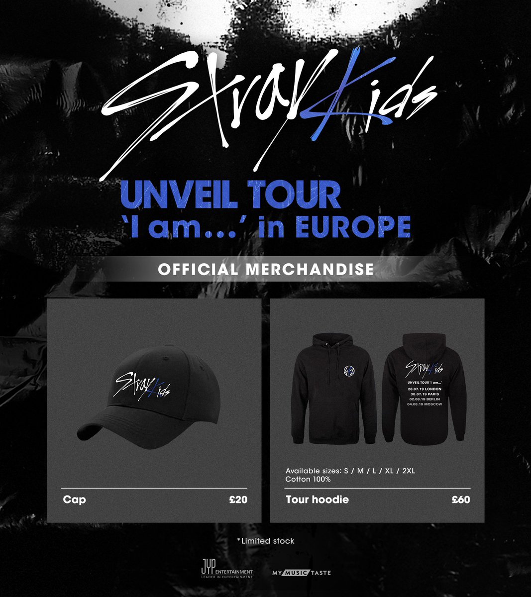 _mymusictaste's tweet photo. Stay!!🥁

 Say no to concert withdrawal side effects by getting Stray Kids UNVEIL TOUR 'I am …' in EUROPE  official merchandise available now on sale 👉https://t.co/8Nuxpu5EdC

#StopWishingStartMaking #StrayKids #스트레이키즈 with #MyMusicTaste #StrayKidsinEurope #UnveilTour https://t.co/fDPo8mF3Eo