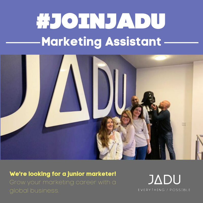 jadu's tweet photo. Are you a #marketingassistant looking to build your #career? Join our #marketing team at an exciting time of global growth. You’ll need a good understanding of #marketingprinciples and be keen to develop your #marketingskills. Apply now! #JoinJadu https://t.co/P7e2ldSp0p https://t.co/dmICEb4lgl