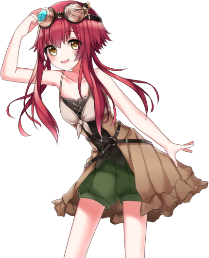 工場ちゃん Vtuber 募集用の 工場ちゃん イラストと バナーやサムネイルを用意してくれたのは やぎさん Merry Kyg Ilだよ Vtuber のママさんで しかもvtuberなんだよ えへへ 薄着はちょっと恥ずかしかったけど わたしかわいいね