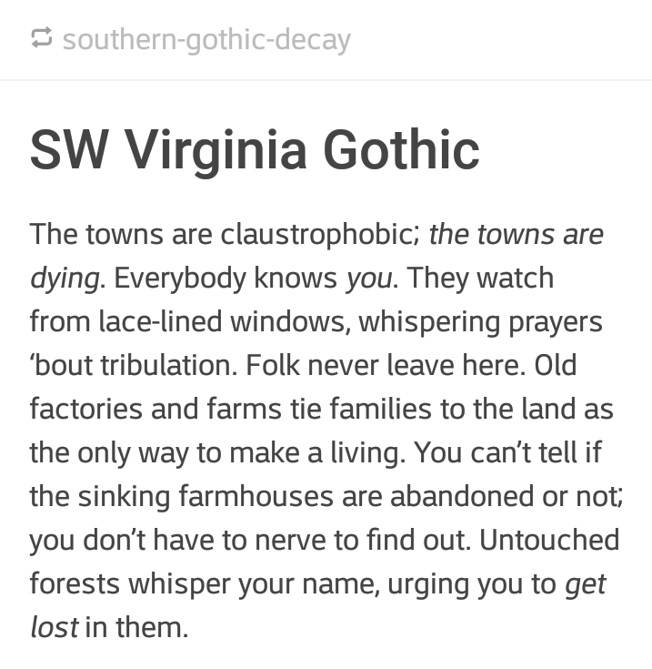 scary_threads's tweet image. source: southern-gothic-decay.tumblr.com/post/185734971…