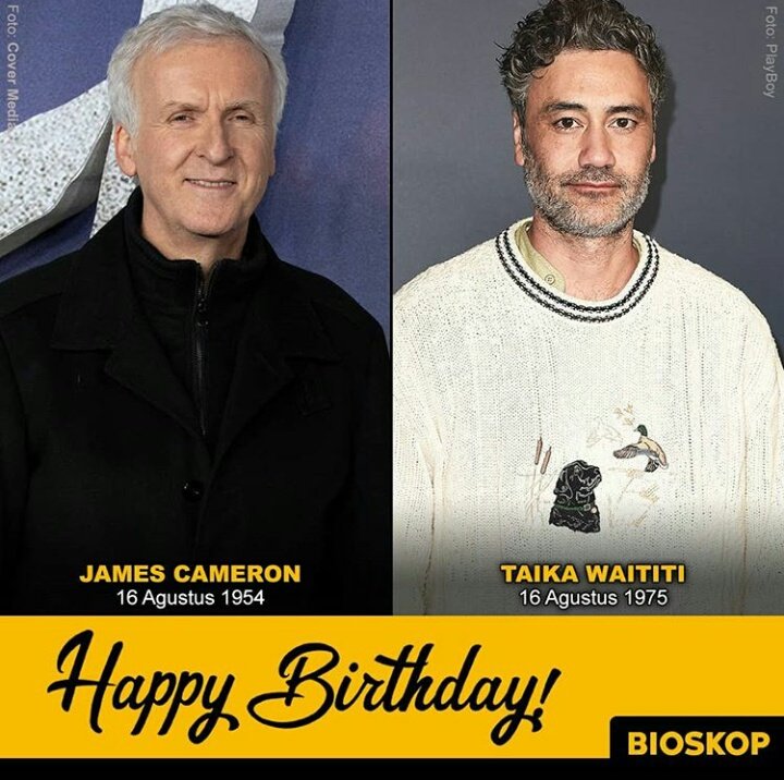 Happy Birthday this amazing Director! James Cameron & 