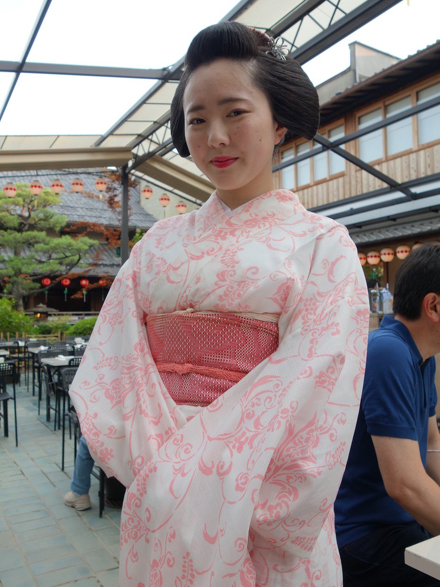 勝貴 上七軒 芸舞妓 襟替え 手拭い タオル-