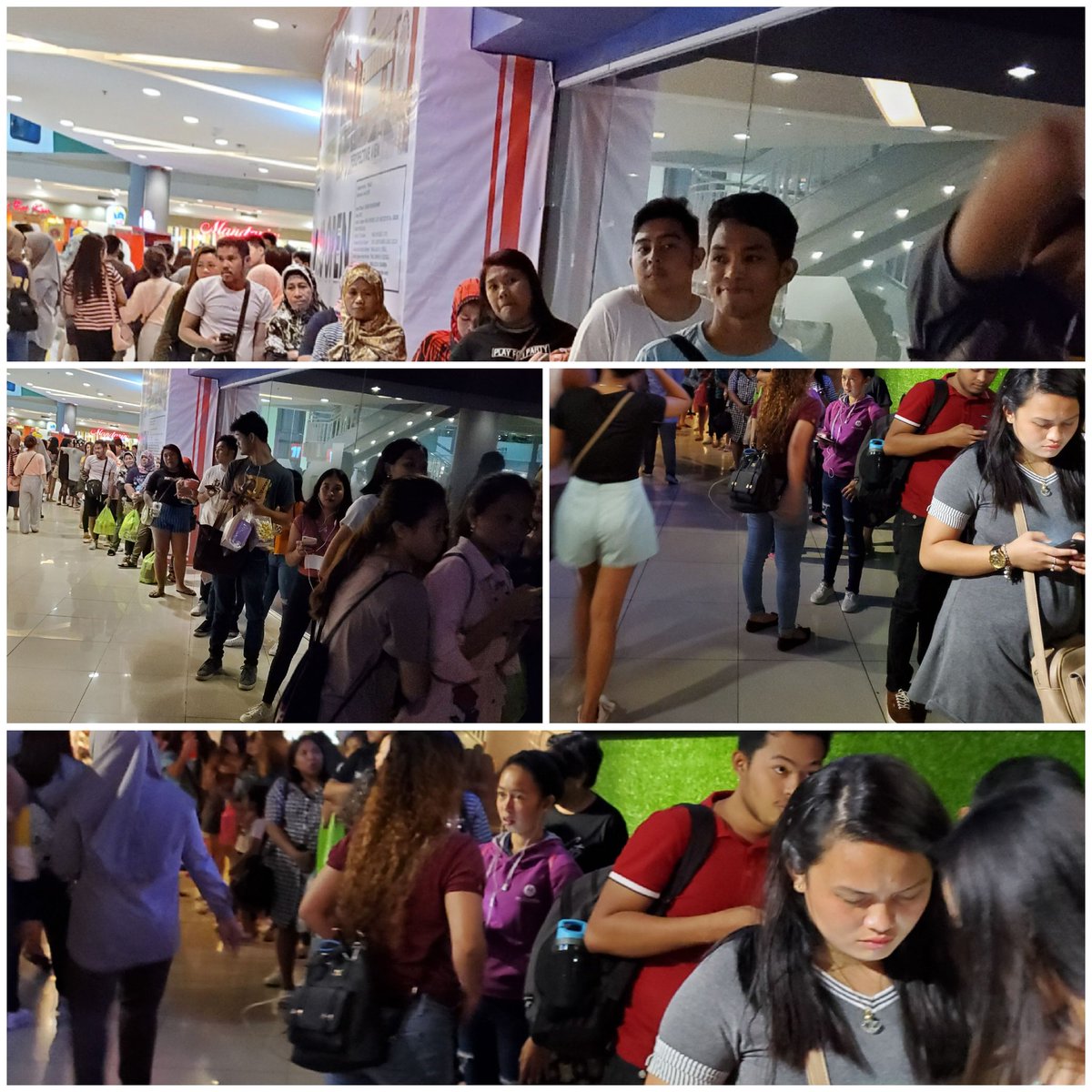 norma__babe's tweet photo. Long queue of moviegoers for HLG ready for the 4 pm screening at Gaisano Mall Davao.
#Hello3rdWeekOfLove
#TheGift
@aldenrichards02 https://t.co/1WXXQCBX6I