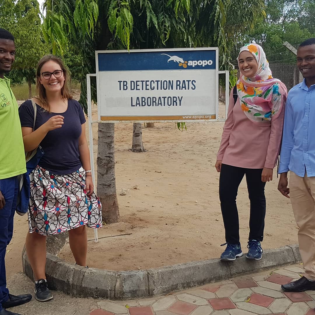 SamiahAlam's tweet photo. Watched @HeroRATs detect tuberculosis at APOPO, Dar es Salaam. TB is the 5th leading cause of death in Tanzania. APOPO has helped increase TB detection rate by 40% and treatment initiation rate by 25%. 
#QEScholars #DalGradExperience @DalGradStudies @QEScholars @QESDalhousie https://t.co/dlOyKBUXKe