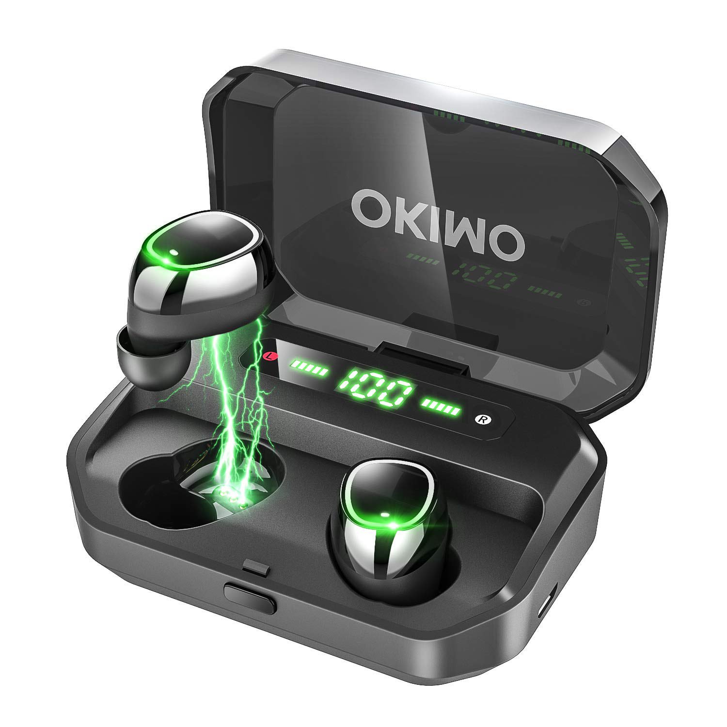 ヨシダリュウタ 最近はまってることは ワイヤレスイヤホン商品写真の小さい雷を見ることです