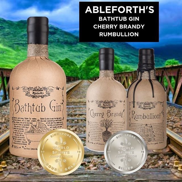 BathtubGinZA's tweet photo. 🏆 @swscomp - Congratulations @Ableforths on your awesome showing this year! Bathtub Gin took home Gold, while Cherry Brandy & Rumbullion both took home Silver!! #swsc #ableforths #bathtubgin #gin #brandy #rum #swscomp #spirits #rumbullion #cherrybrandy https://t.co/Dk4IAkZoL5 https://t.co/Ka4uVenye9