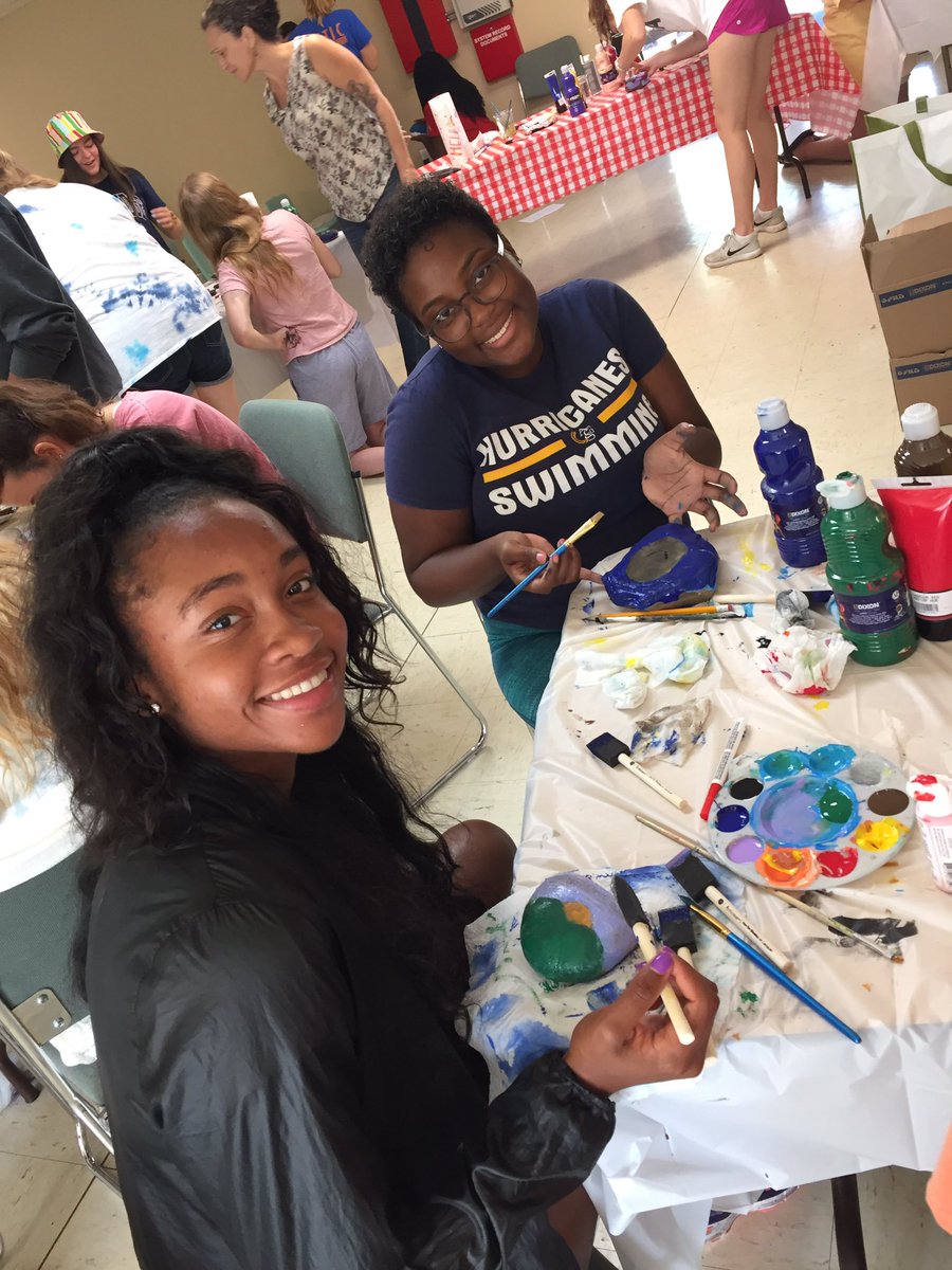 joygprince's tweet photo. A favorite @AGSHurricanes tradition is to paint rocks as a keepsake to remember the senior retreat #thisisAGS #20yearsofAGS https://t.co/C34cI1GmmT